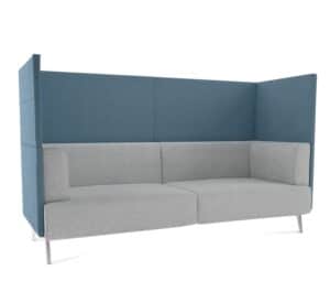 Tryst Soft Seating high back 3 seat sofa with 4 leg frame STK6