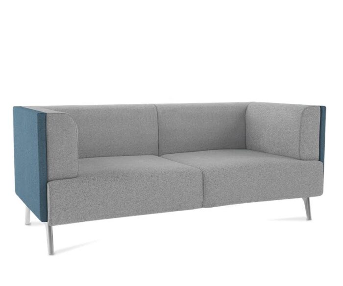 Tryst Soft Seating low back 2 seat sofa with 4 leg frame STK3