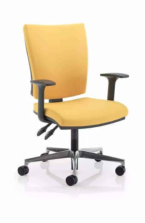Twist Task Chair high back with fixed armrests TW(1R)AM ACB