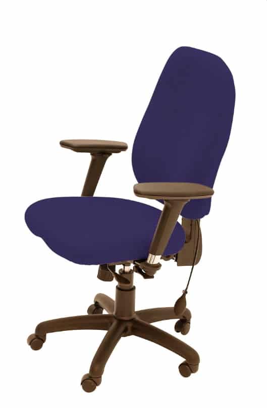 Uni57 Task Chair shown with 4 way adjustable arms