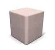 Upholstered Stools cube stool on glides CUB1
