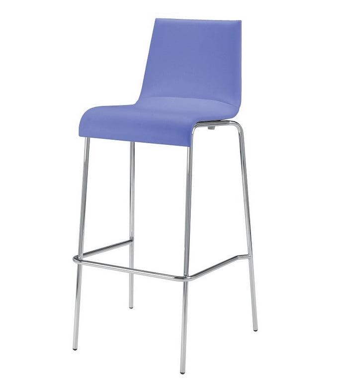Vibe Breakout Chair 4 legged high chair with purple upholstery