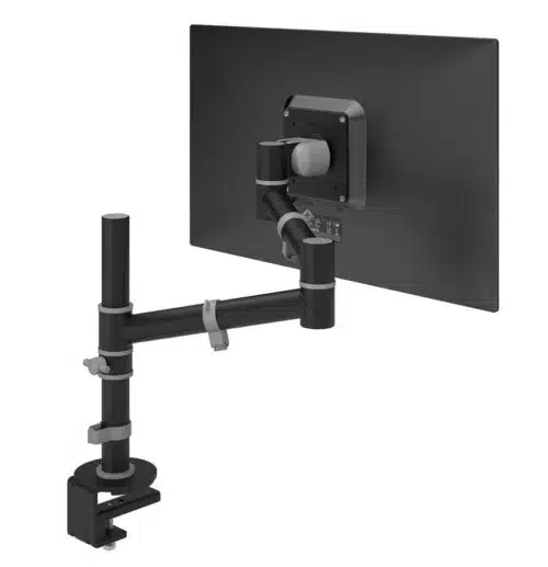 Viewgo Monitor Arm - desk 123 rear view of black arm 48.123