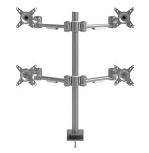 Viewmate Quad Monitor Arm in silver finish 52.622