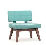 Xross Soft Seating chair with 4 leg wooden frame XR-12