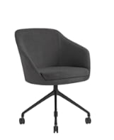Yak Chair with Swivel 4 Star Base and Castors YKC.S4C