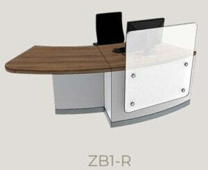 Zed Reception Desk - ZB1-R