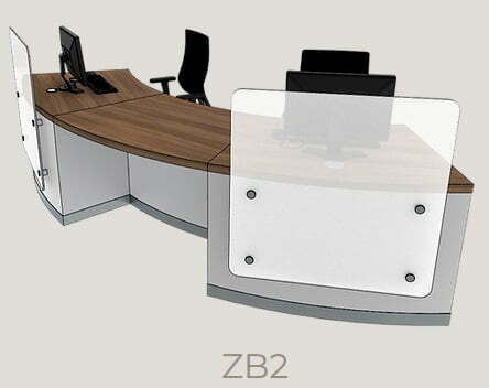 Zed Reception Desk - ZB2