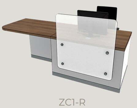 Zed Reception Desk - ZC1-R