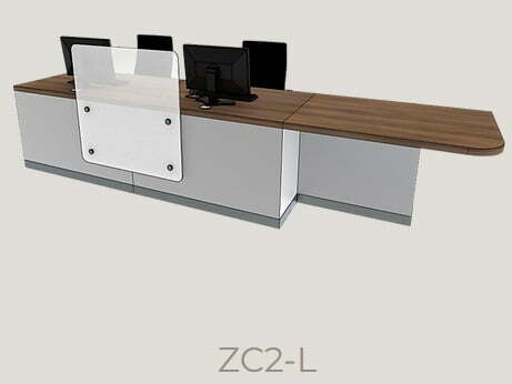 Zed Reception Desk - ZC2-L
