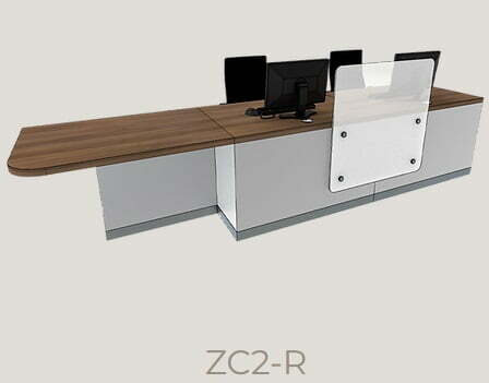 Zed Reception Desk - ZC2-R