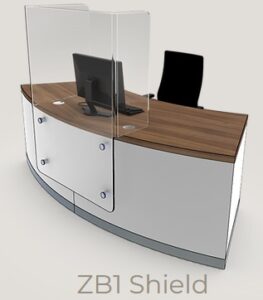 Zed Shield Reception Desk - ZB1 Shield