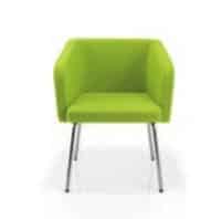 Zest Breakout Seating armchair with 4 legged frame ZFL ONE