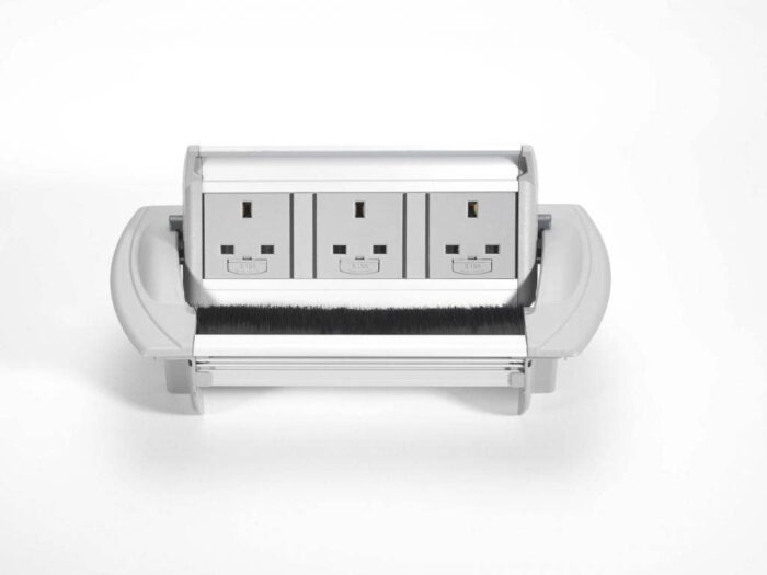 Affinity Power And Data Module with 3 UK sockets
