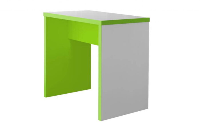 Block Poseur Breakout Bench in white and green