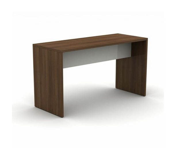Breakout Bar - Freestanding - In walnut with contrast modesty panel