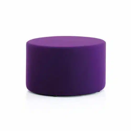Casino Stool in purple fabric