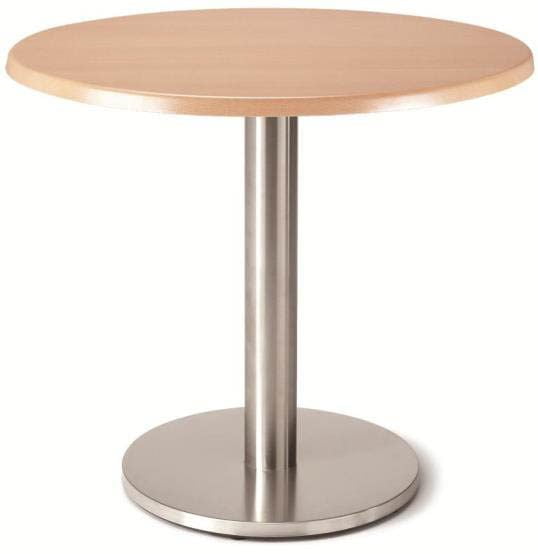 Circular Breakout And Dining Table with beech laminate top