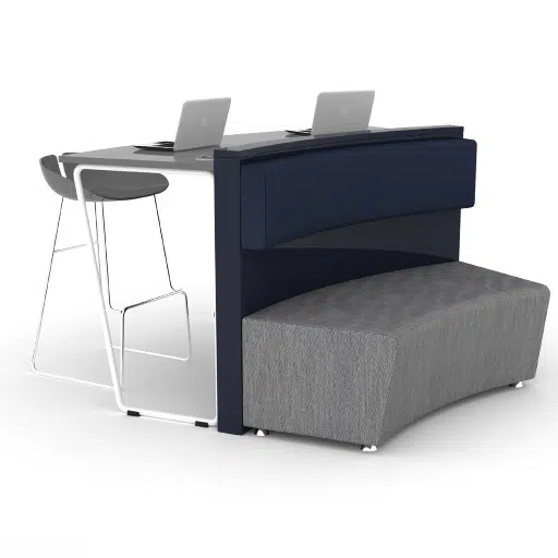 Conference Modular Furniture - Curved Seating Module