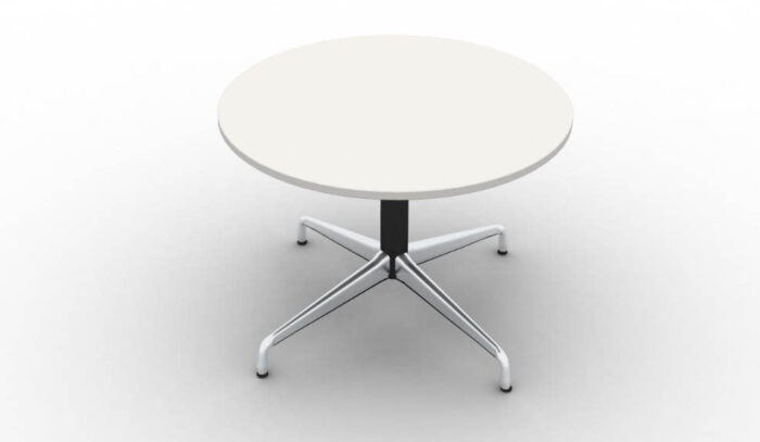 Cruise Meeting Tables With Circular White Top