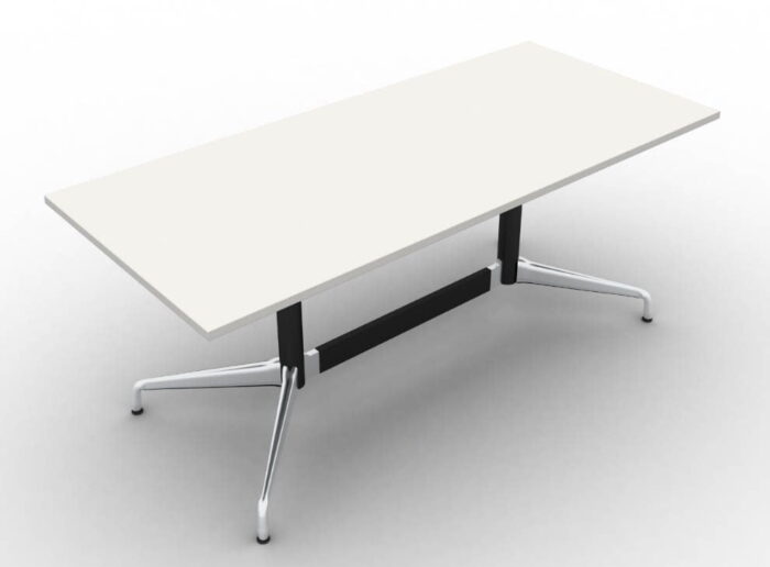 Cruise Meeting Tables With White Rectangular Top