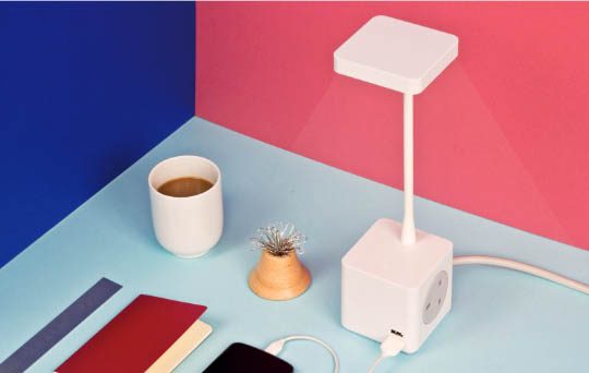 Cubert Desk Lamp on a desk