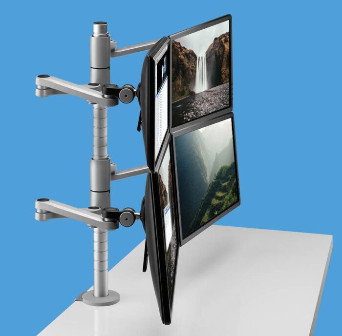 Daisyone Monitor Arm With Four Monitors