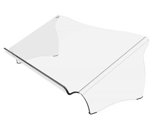 44.410 Addit ErgoDoc Document Holder in 5mm thick clear acrylic