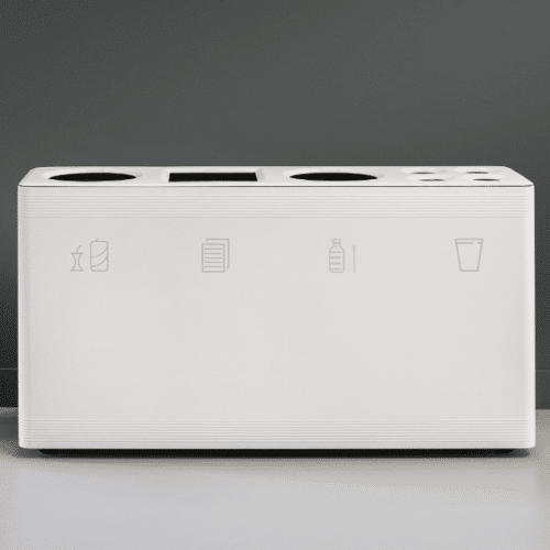 Ditch Recycling Bin with four compartments