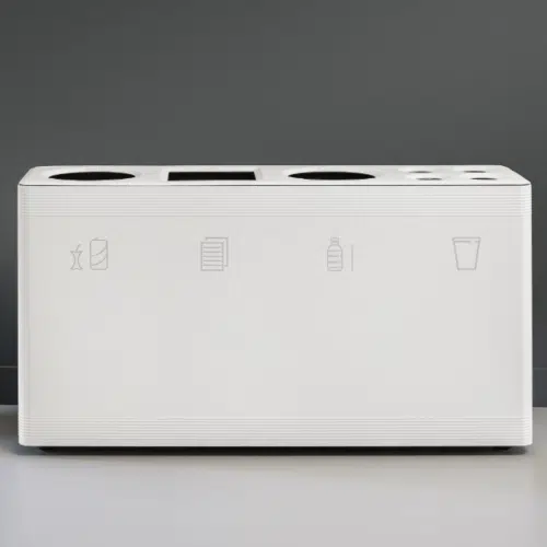 Ditch Recycling Bin with four compartments