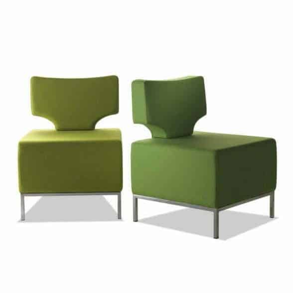 Dixy Soft Seating two single seat straight units DX1