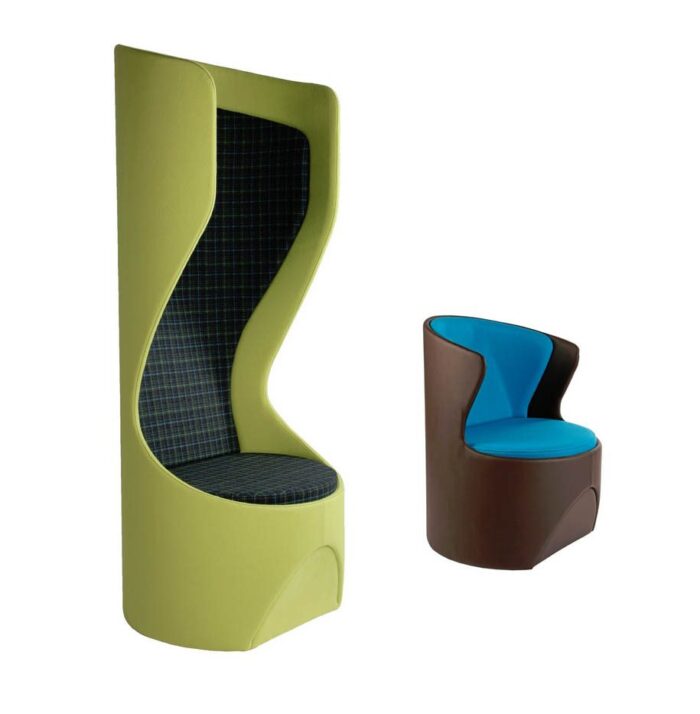 Hide Acoustic Pods showing high and low back options