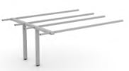iBench Desk 1600mm deep double extension frame BUE1016