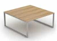 iBench Desk 1600mm deep rectangular boardroom table BRBT1016