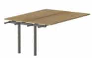 iBench Desk 2 person 600mm deep back to back extension BE2R-1012