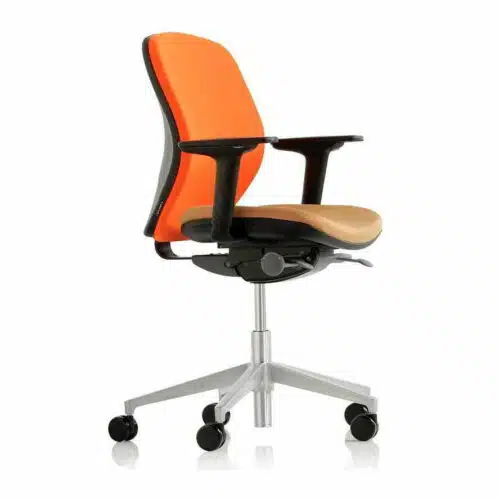 Joy Task Chair With Orange Upholstery