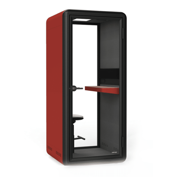 Kolo Phone Booth With Red Exterior