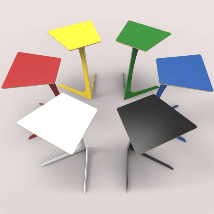 Louie Laptop Table In A Variety Of Colours