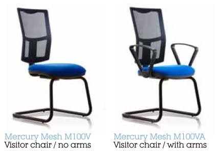 Mercury Mesh Visitor And Meeting Chair