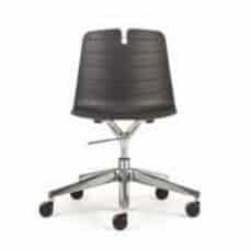 Mindy Chair with 5 star base on castors