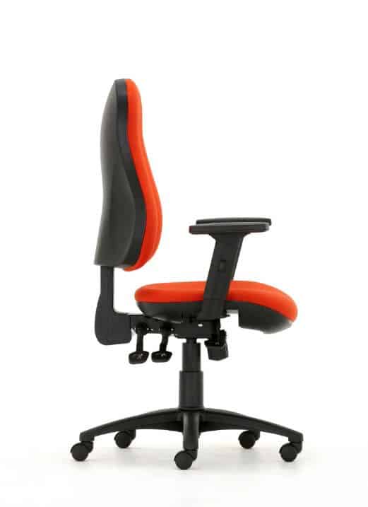 Orthopaedica 90 Series Back Care Chair Wide View Showing Arms
