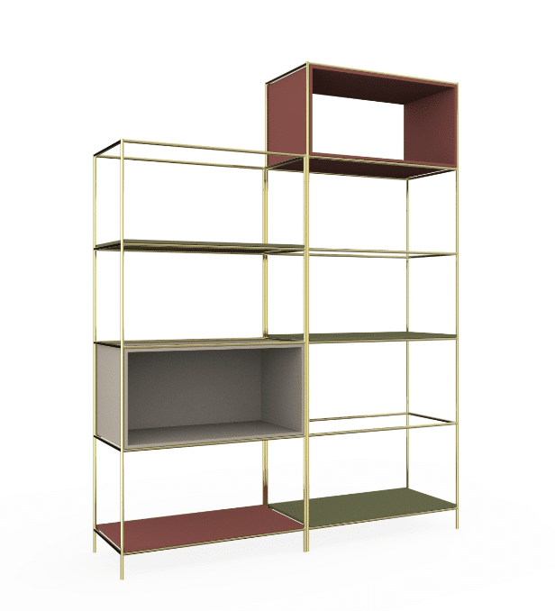 Palisades Luxe Zone Divider 5 and 4 tier double unit