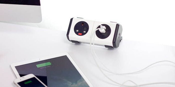 Panda Power Module shown with dual USB charging ports
