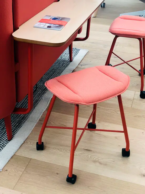 Roam Stool Low Or High Mobile Seating For Social Areas