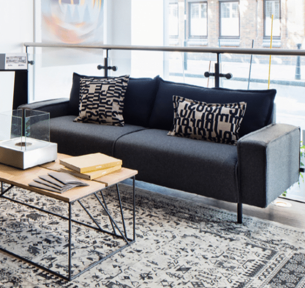 Snug Sofa Combines Simple Good Looks With Extreme Comfort