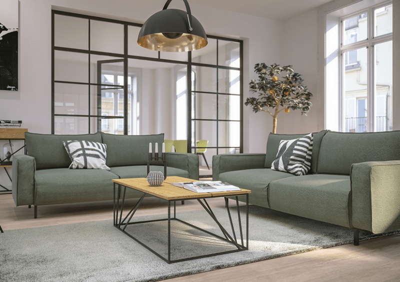 Snug Sofa Combines Simple Good Looks With Extreme Comfort