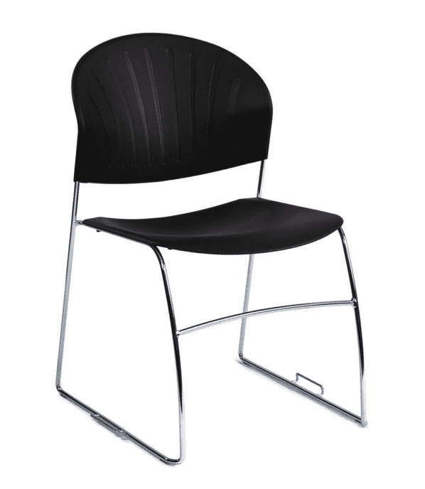 Strike Chair with black seat and back