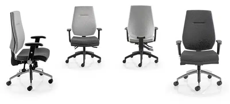 Vega Task Chairs showing rear and front views