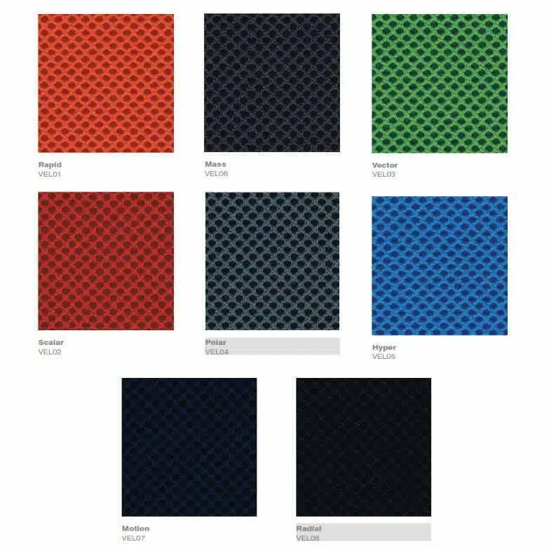 Velocity Fabric Swatch Card