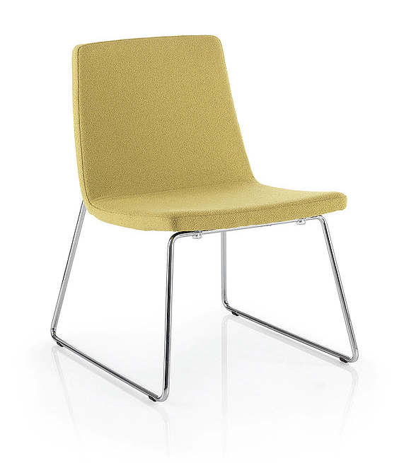 Vista Breakout Chair VISTA-WF With Mustard Coloured Upholstery